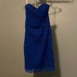 David’s Bridal lace bridesmaid dress